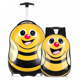 Dětský cestovní kufr a batůžek Včelka 29l