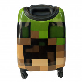 Dětský cestovní kufr Minecraft Pixel 29l