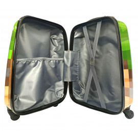 Dětský cestovní kufr Minecraft Pixel 29l