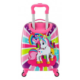 Dětský cestovní kufr Jednorožec duhový 29l