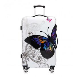 Dívčí cestovní kufr Motýlci 2v1 45l