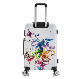 Dětský cestovní kufr Květy 45l