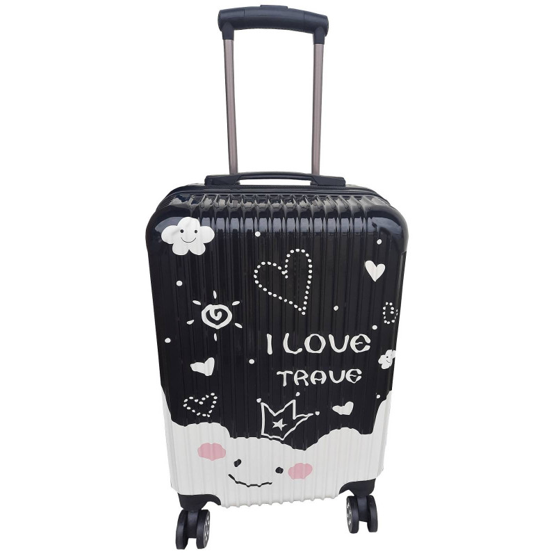 Dětský cestovní kufr Mráček černý 45l