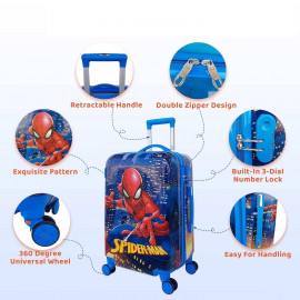 Dětský cestovní kufr Spiderman city 45l