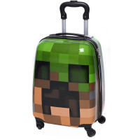 Dětský cestovní kufr Minecraft Pixel 29l