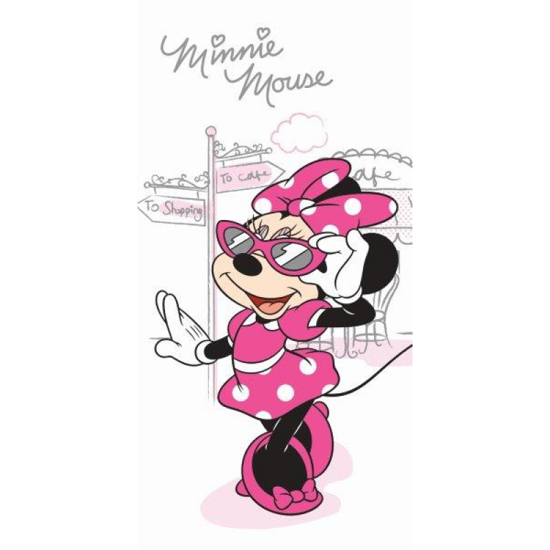 Dětská osuška Myška Minnie 140x70 cm Dětská osuška Myška Minnie 140x70 cm