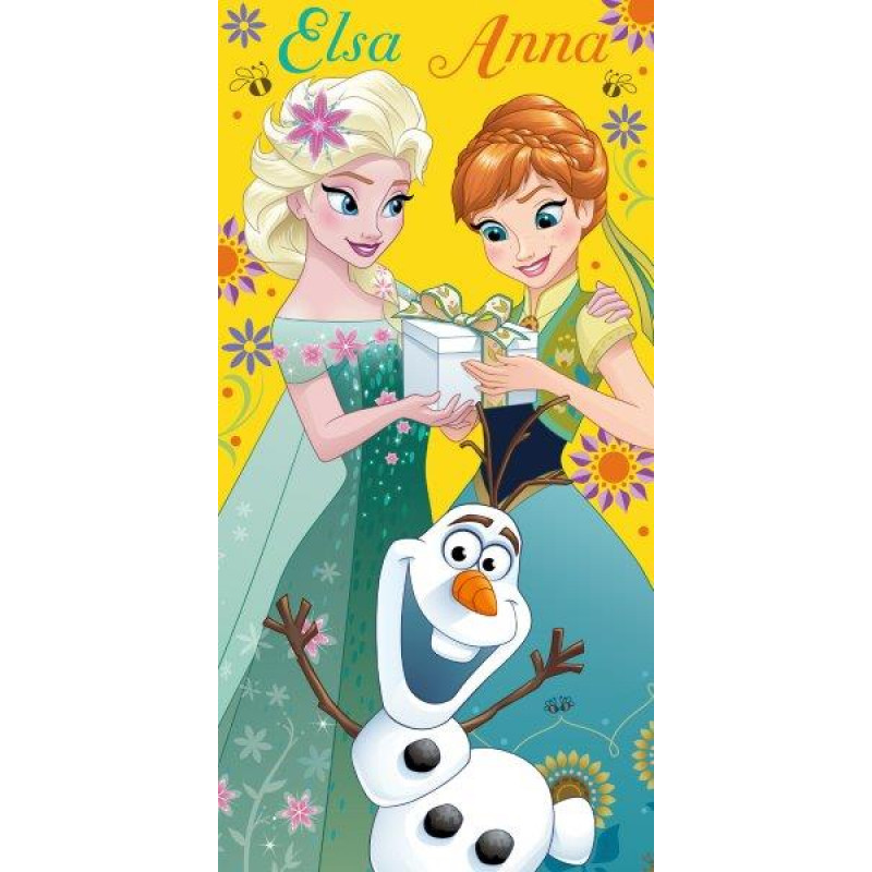 Dětská osuška Anna a Elsa 140x70 cm Dětská osuška Anna a Elsa 140x70 cm