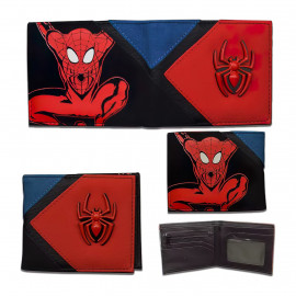 Peněženka Spiderman s 3D kovovým znakem