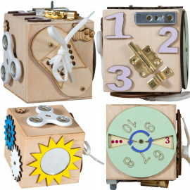 Montessori dřevěná kostka - malá