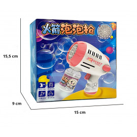 Automatická pistol na bubliny Rocket s náplní