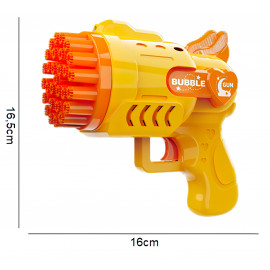 Automatická pistole na bubliny Bubble oranžová