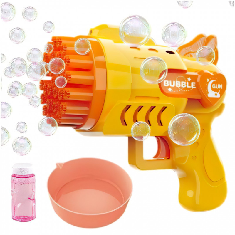 Automatická pistole na bubliny Bubble oranžová Automatická pistole na bubliny Bubble oranžová