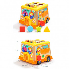 Montessori kostka autobus