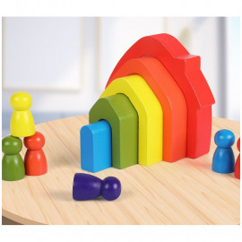 Montessori duhová skládačka