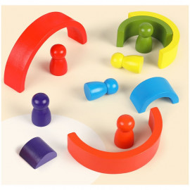 Montessori duhová skládačka