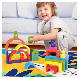 Montessori duhová skládačka