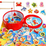 Montessori lovení rybiček Montessori lovení rybiček