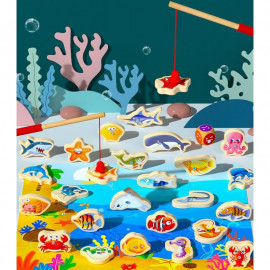 Montessori lovení rybiček Montessori lovení rybiček