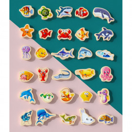 Montessori lovení rybiček Montessori lovení rybiček