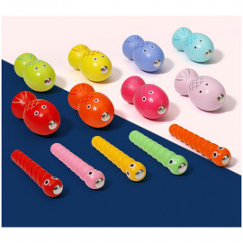 Montessori lovení rybiček a červů