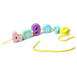 Montessori multifunkční dřevěná vkládačka 3v1