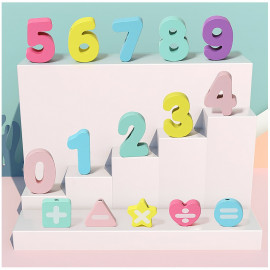 Montessori multifunkční dřevěná vkládačka 3v1