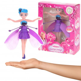 Létající Víla fialová 18cm