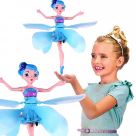 Létající Víla modrá 18cm