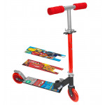 Dětská skládací koloběžka Auta