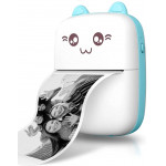 Přenosná bluetooth termotiskárna Kočička modrá C9 Přenosná bluetooth termotiskárna Kočička modrá C9