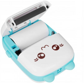 Přenosná bluetooth termotiskárna Kočička modrá C9 Přenosná bluetooth termotiskárna Kočička modrá C9