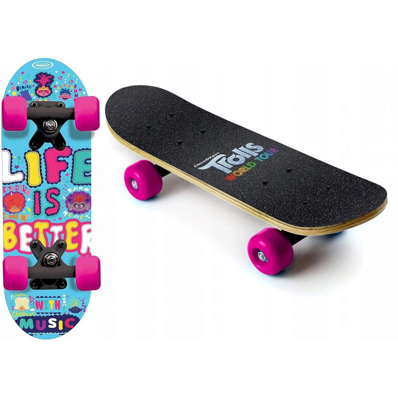 Dětský skateboard Trolové 43 cm