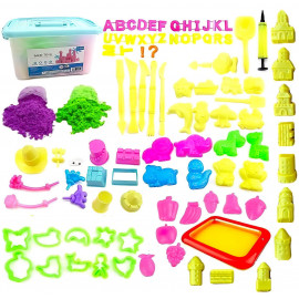 Kinetický písek 2kg sada XXL