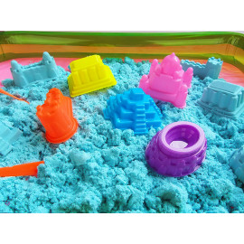 Kinetický písek 2kg sada XXL