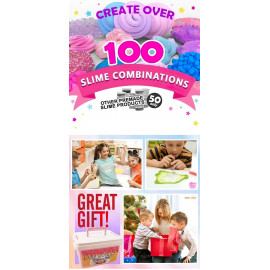 Sada slizu zmrzlinářský stánek