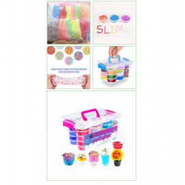 Velká sada Laboratoř slizu s doplňky v boxu 