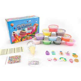 Souprava slizu Slime kit 10x s doplňky