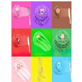 Souprava slizu Slime kit 10x s doplňky