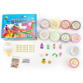 Souprava slizu Slime kit 10x s doplňky