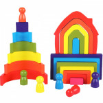 Montessori duhová skládačka