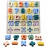 Dřevěné montessori puzzle matematika