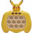 Dovednostní elektronická hra Pop it Pikachu