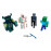 Kolekce figurek Minecraft Bojovníci sada 10 ks