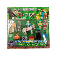 Kolekce figurek Minecraft Buildings TNT 12ks