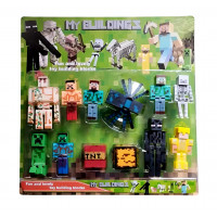 Kolekce figurek Minecraft play set 12ks