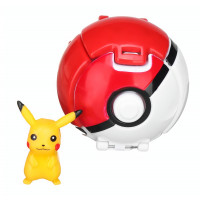 Hrací set Pokémon Pokéball s figurkou Pikachu 2v1