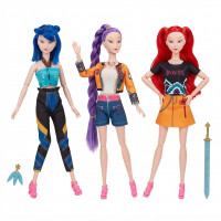 Kolekce figurek Demon Hunters K-pop Music 30cm 3ks