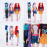 Kolekce figurek Demon Hunters K-pop Music 30cm 3ks