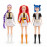 Sada figurek Demon Hunters K-pop Zpívající Glamour 3ks 30 cm