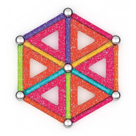 Magnetická stavebnice Geomag třpytivá 35ks